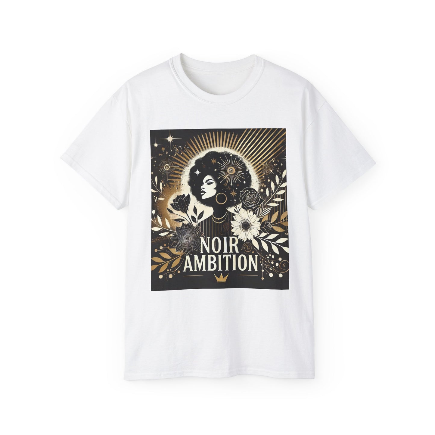 Noir Ambition Graphic Tee - Empowering Graphic T-Shirt for Visionaries