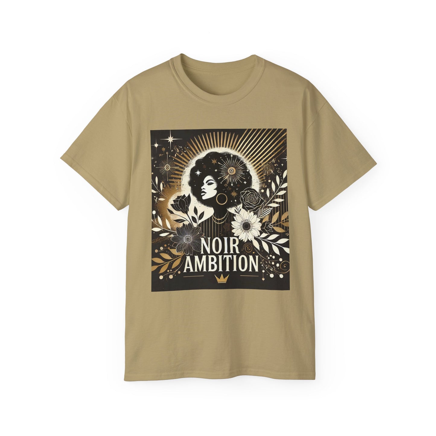 Noir Ambition Graphic Tee - Empowering Graphic T-Shirt for Visionaries