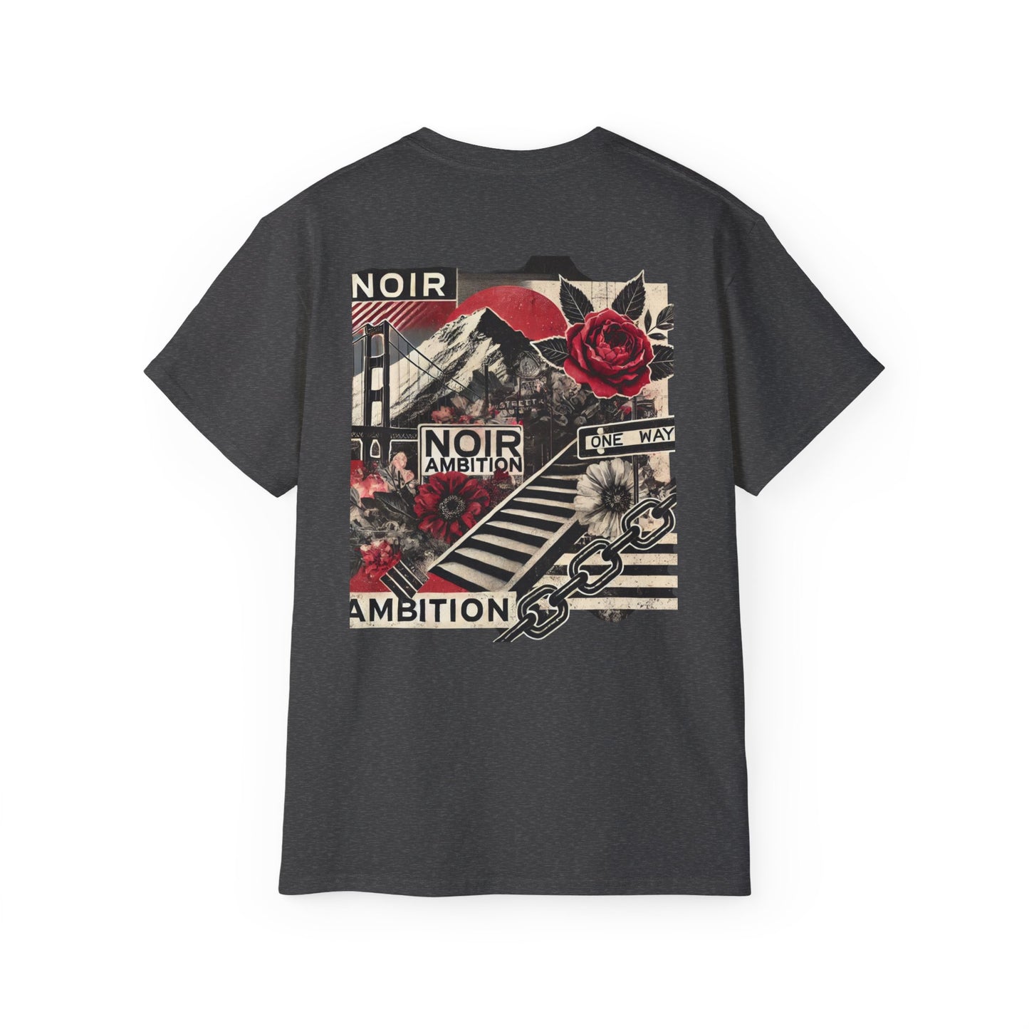 Noir Ambition Graphic Tee - Stylish Graphic Tee for Ambitious Souls