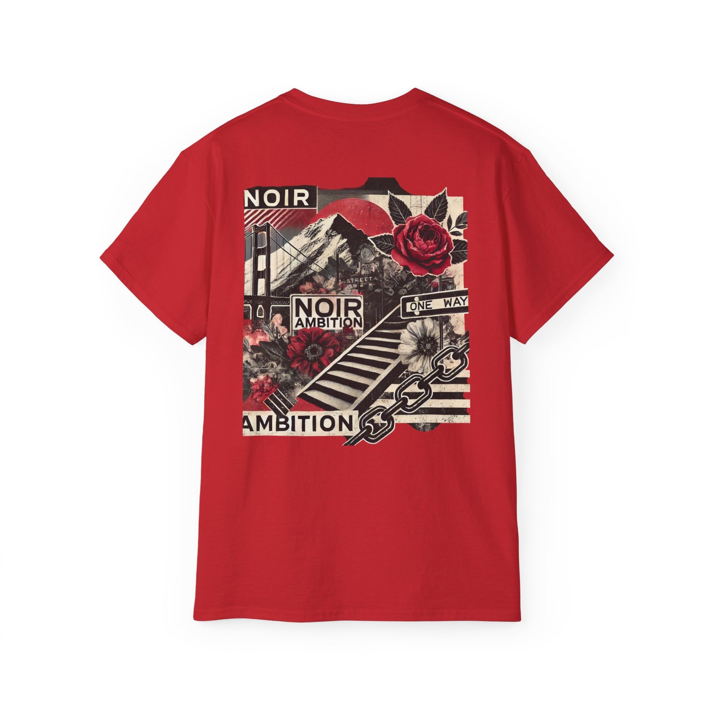 Noir Ambition Graphic Tee - Stylish Graphic Tee for Ambitious Souls