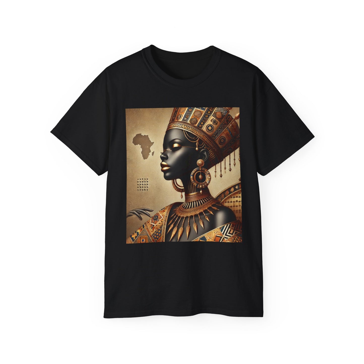 Noir Ambition Graphic Tee - Cultural Elegance